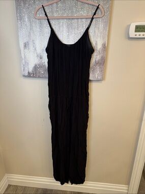 TYSA Black Spaghetti Strap Maxi Dress SIZE LARGE